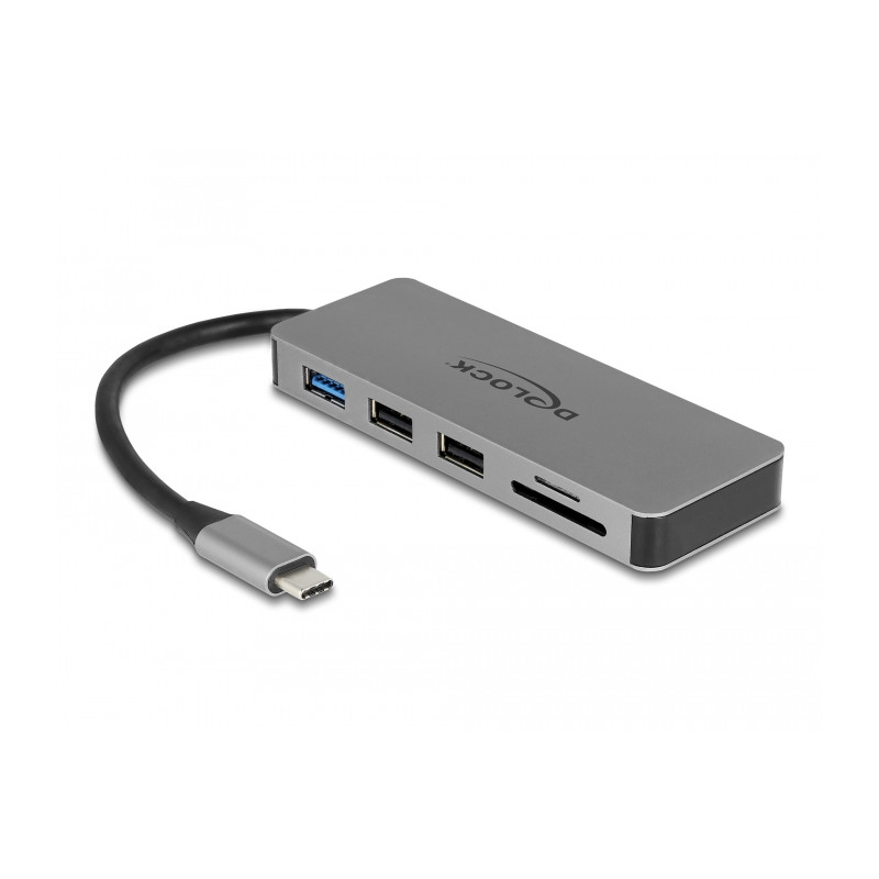 Delock USB Type-C™ Dockingstation für Mobilgeräte 4K - HDMI / Hub / SD / PD 2.0