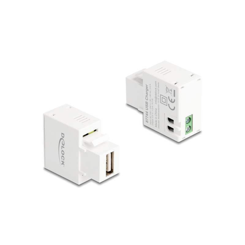Delock Keystone Modul mit USB Typ-A Ladebuchse 5 W weiß