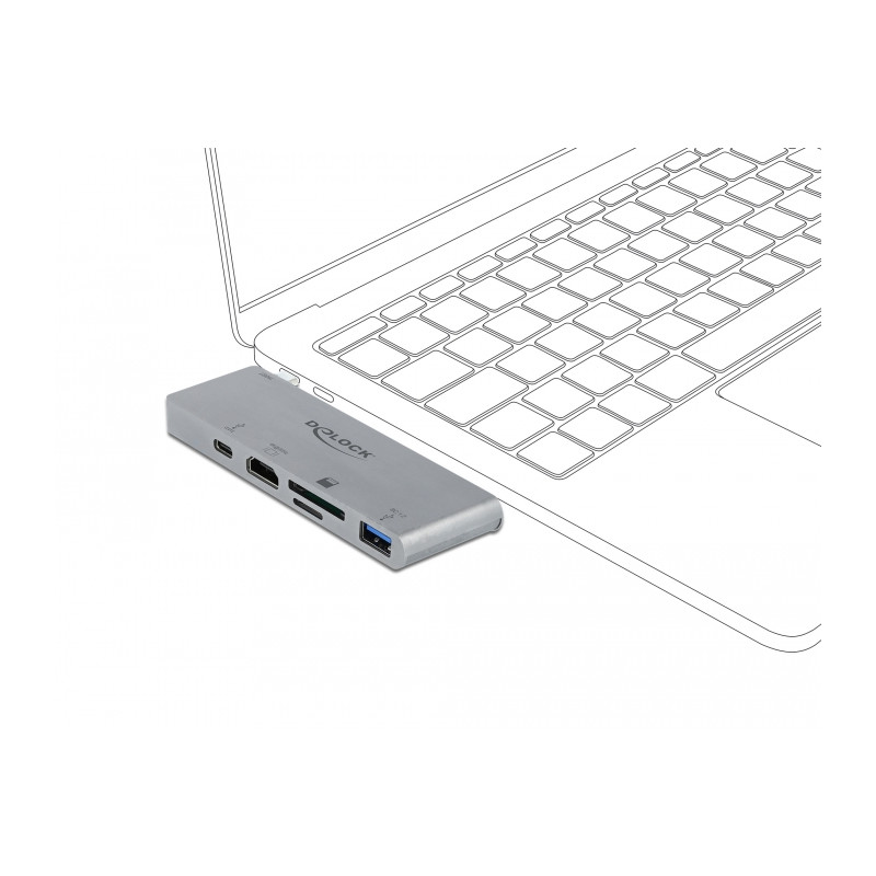 Delock Dockingstation für MacBook mit 4K und PD 3.0