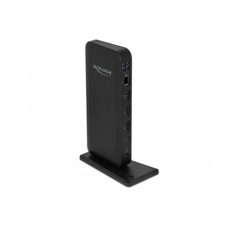 Delock USB Type-C™ DP 1.4 Dockingstation 4K - HDMI / DP 1.4 / USB 10 Gbps / LAN / PD 3.0