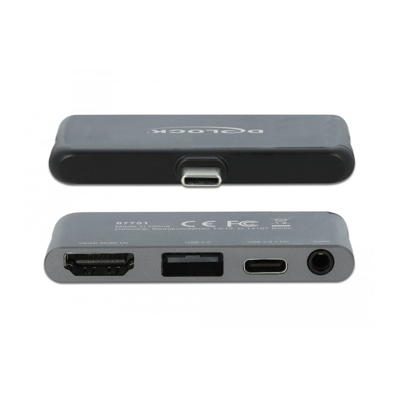 Delock Mini Dockingstation für iPad Pro / Mobilgeräte mit 4K 60 Hz
