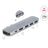 Delock Dockingstation für MacBook Dual HDMI 4K / PD / Hub