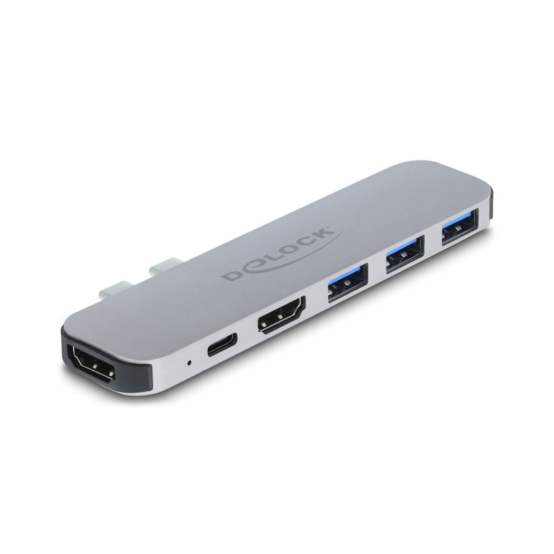 Delock Dockingstation für MacBook Dual HDMI 4K / PD / Hub