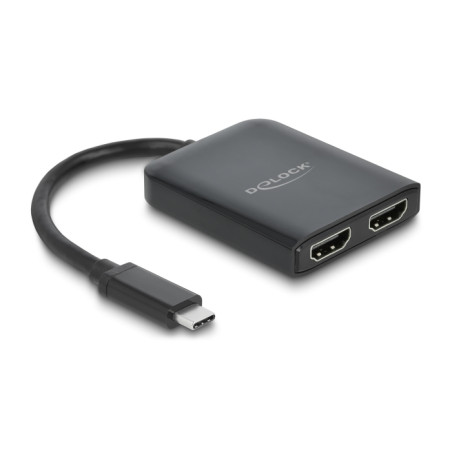 Delock USB Type-C™ Splitter (DP Alt Mode) zu 2 x HDMI MST / VXP