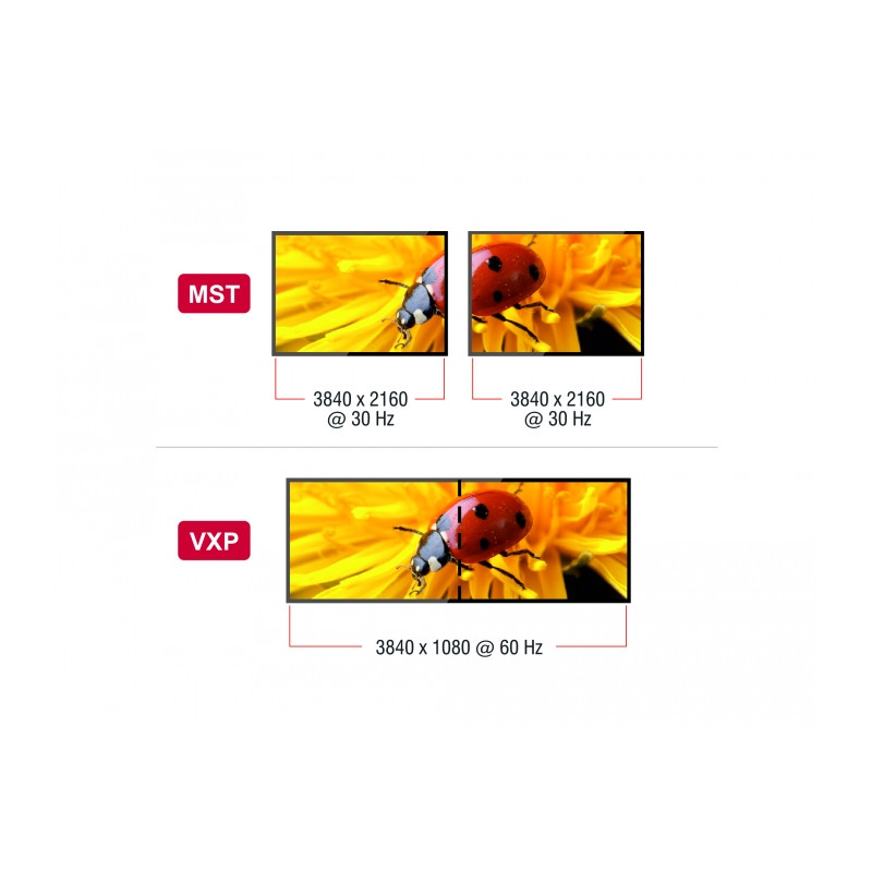 Delock USB Type-C™ Splitter (DP Alt Mode) zu 2 x HDMI MST / VXP