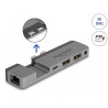 Delock Dockingstation für MacBook Pro / MacBook Air Thunderbolt™ 4 mit 5K Auflösung / 100 W PD / 10 Gbps Hub / LAN / Audio