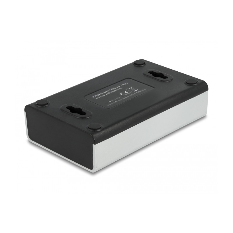 Delock Umschalter USB 2.0 mit 1 x Typ-B Buchse zu 4 x Typ-A Buchse manuell bidirektional