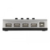 Delock Umschalter USB 2.0 mit 1 x Typ-B Buchse zu 4 x Typ-A Buchse manuell bidirektional