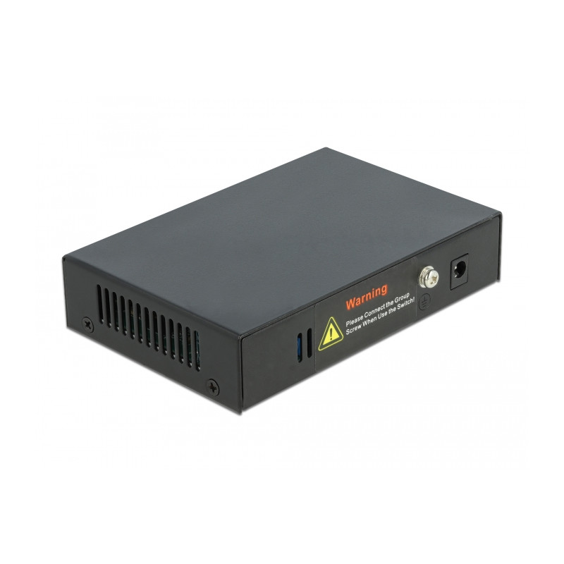 Delock Gigabit Ethernet Switch 4 Port PoE + 1 RJ45