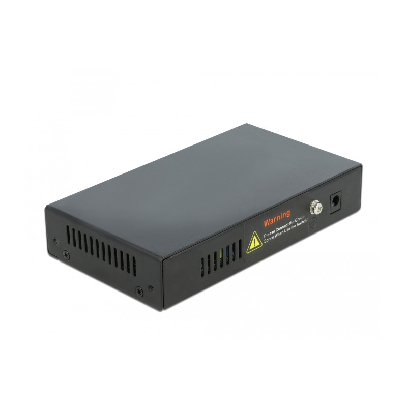 Delock Gigabit Ethernet Switch 4 Port PoE + 1 SFP