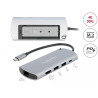 Delock USB Type-C™ Dockingstation mit M.2 Slot - 4K HDMI / USB / LAN / PD 3.0