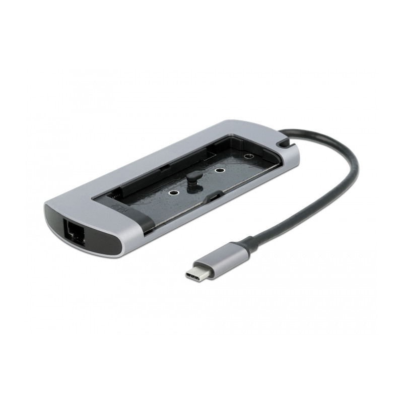 Delock USB Type-C™ Dockingstation mit M.2 Slot - 4K HDMI / USB / LAN / PD 3.0