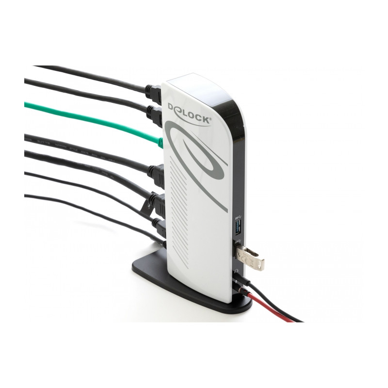 Delock USB Dockingstation Dual HDMI Full-HD / USB 3.2 / LAN / Audio