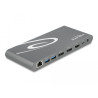 Delock USB Type-C™ DP 1.4 Dockingstation Triple 4K Display - HDMI / DisplayPort / USB / LAN / SD / PD 3.0