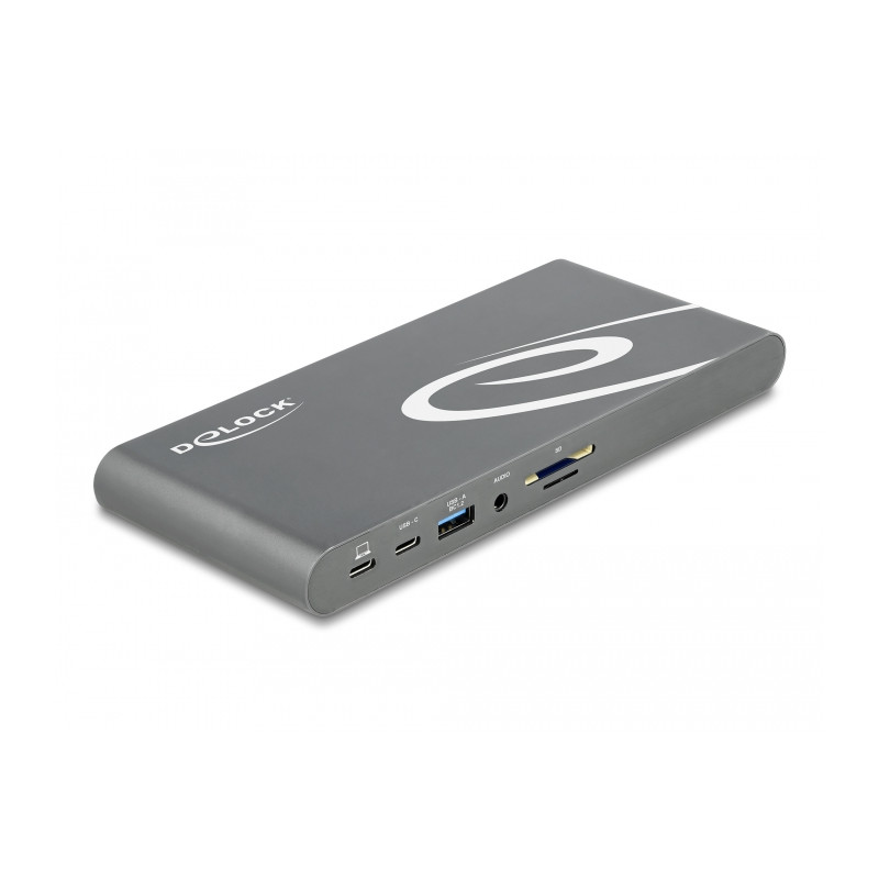 Delock USB Type-C™ DP 1.4 Dockingstation Triple 4K Display - HDMI / DisplayPort / USB / LAN / SD / PD 3.0