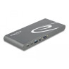 Delock USB Type-C™ DP 1.4 Dockingstation Triple 4K Display - HDMI / DisplayPort / USB / LAN / SD / PD 3.0