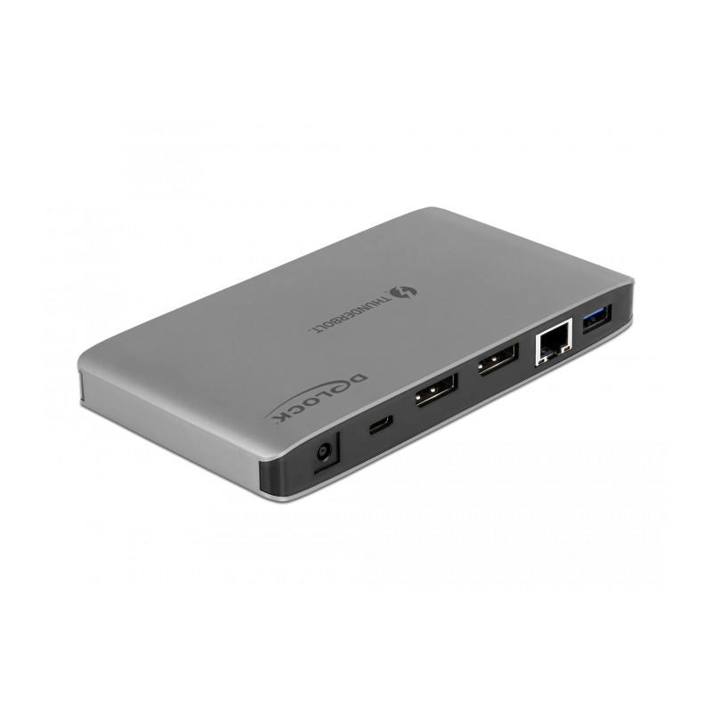Delock Thunderbolt™ 3 Dockingstation 8K - Dual DisplayPort / USB / LAN / SD / Audio / PD 3.0
