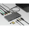 Delock Thunderbolt™ 3 Dockingstation 8K - Dual DisplayPort / USB / LAN / SD / Audio / PD 3.0