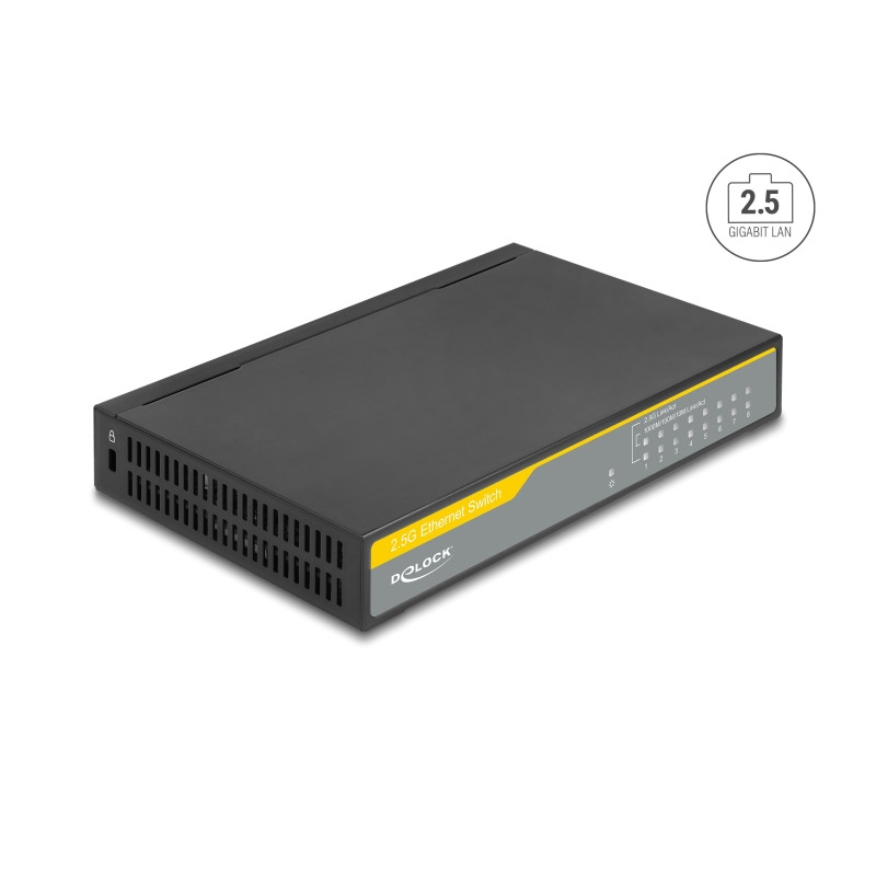 Delock 2,5 Gigabit Ethernet Switch 8 Port