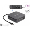 Delock Thunderbolt™ 3 Mini Dockingstation 8K - DisplayPort / HDMI / USB / LAN / Audio / PD 3.0