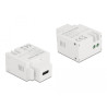 Delock Keystone Modul mit USB Type-C™ Ladebuchse 10,5 W weiß