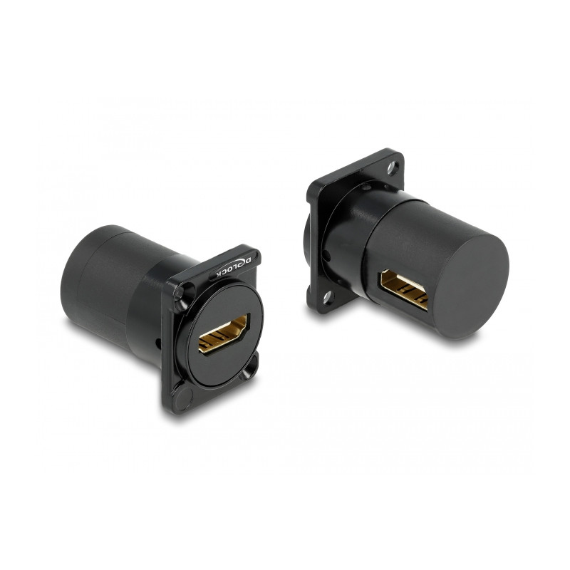 Delock D-Typ Modul HDMI Buchse zu Buchse 90° gewinkelt