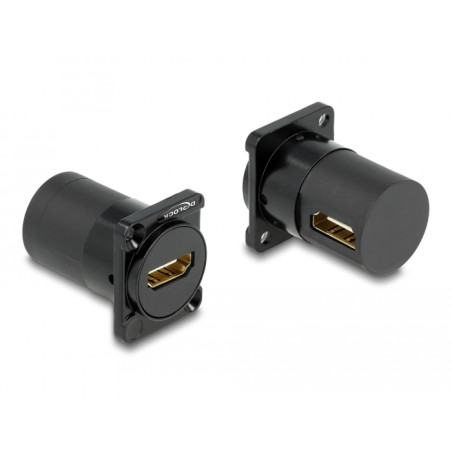 Delock D-Typ Modul HDMI Buchse zu Buchse 90° gewinkelt