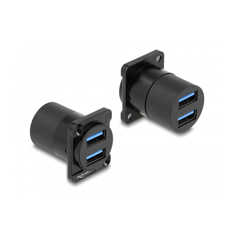 Delock D-Typ Modul USB 5 Gbps Typ-A 2 x Buchse zu 2 x Buchse