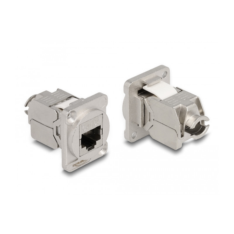 Delock D-Typ Modul RJ45 Cat.6A Buchse zu LSA Buchse