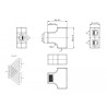 Delock RJ45 Splitter / T-Adapter 1 x RJ45 Buchse zu 2 x RJ45 Buchse Cat.5e STP