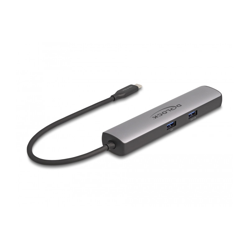 Delock USB 40 Gbps USB Type-C™ Dockingstation 8K - HDMI / USB 10 Gbps / 2,5 Gigabit LAN / PD 3.0 100 W