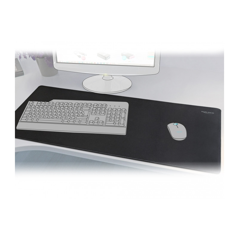 Delock Gaming Mauspad 900 x 500 mm - wasserabweisend