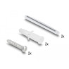 Delock LWL Anschlussdose zur Wandmontage für 2 x SC Simplex oder LC Duplex weiß