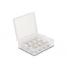 Delock Keystone Modul RJ45 Buchse zu LSA Cat.6A werkzeugfrei farbig Set 8 Stück