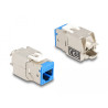 Delock Keystone Modul RJ45 Buchse zu LSA Cat.6A werkzeugfrei farbig Set 8 Stück
