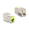 Delock Keystone Modul RJ45 Buchse zu LSA Cat.6A werkzeugfrei farbig Set 8 Stück