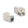 Delock Keystone Modul RJ45 Buchse zu LSA Cat.6A werkzeugfrei farbig Set 8 Stück