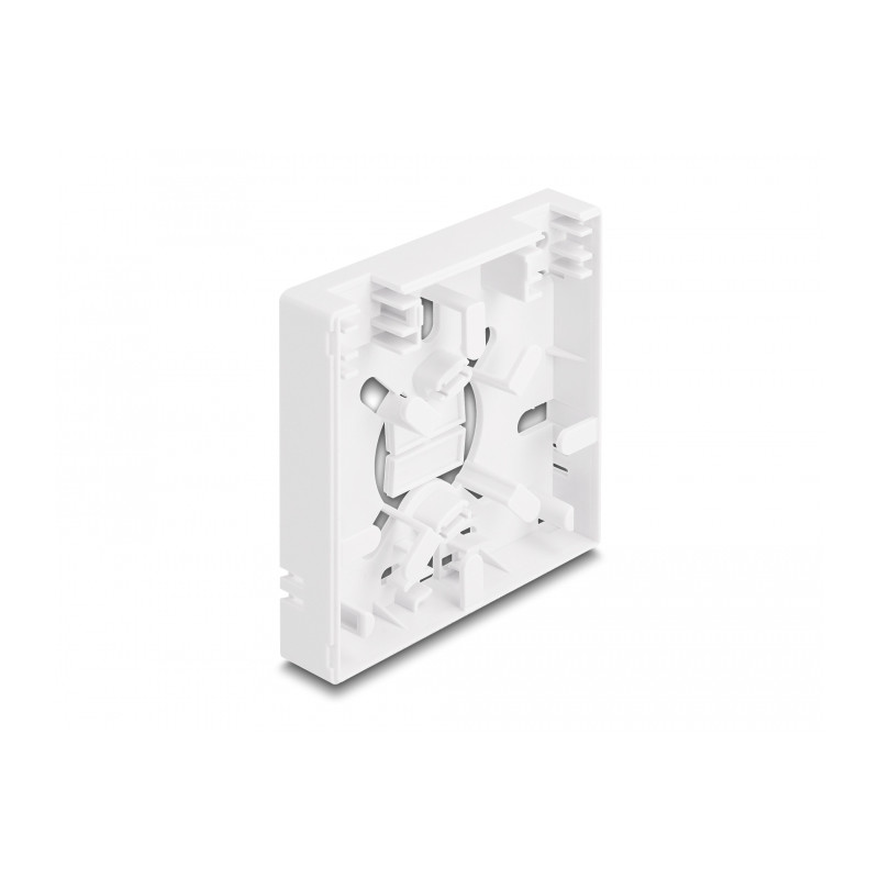 Delock LWL Anschlussdose zur Wandmontage für 2 x SC Simplex oder LC Duplex weiß