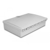 Delock LWL Verteilerbox für Innen- und Außenbereich IP55 wasserfest abschließbar 6 Port grau