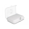 Delock LWL Verteilerbox für Innen- und Außenbereich IP65 wasserfest abschließbar 8 Port weiß