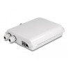 Delock LWL Verteilerbox für Innen- und Außenbereich IP65 wasserfest abschließbar 8 Port weiß