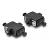 Delock LWL Kupplung MPO Buchse zu MPO Buchse schwarz