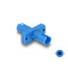 Delock LWL Kupplung ST Simplex Buchse zu ST Simplex Buchse blau