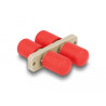 Delock LWL Kupplung ST Duplex Buchse zu ST Duplex Buchse beige