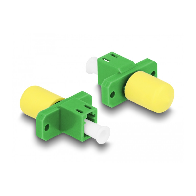 Delock LWL Hybrid Kupplung LC Simplex Buchse zu ST Simplex Buchse grün