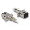 Delock LWL Hybrid Kupplung LC Simplex Stecker zu SC Simplex Buchse beige