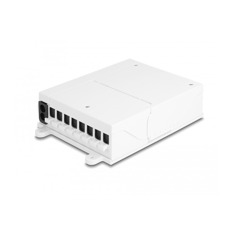 Delock LWL FTTH Indoor Verteilerbox zur Wandmontage 8 Port weiß