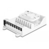 Delock LWL FTTH Indoor Verteilerbox zur Wandmontage 8 Port weiß
