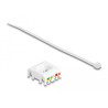 Delock Keystone Modul RJ45 Buchse zu LSA Cat.6A werkzeugfrei mit roter Staubschutzkappe