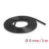Delock PVC Isolierschlauch 3 m x 6 mm schwarz